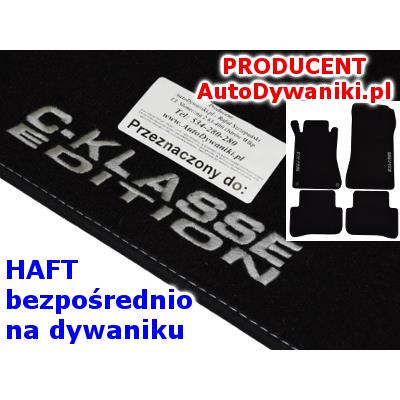 Mercedes W203 Dywaniki Welurowe Premium