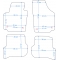 Seat Altea XL 2006-2015r. Dywaniki welurowe w jakości RZ - na Zamówienie kolory do wyboru