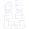Seat Alhambra (wersja 7os) 2010-2020r. Dywaniki welurowe w jakości Diamond - na Zamówienie kolory do wyboru