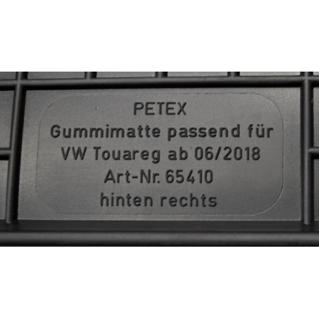 VW Touareg od 06/2018r. Dywaniki Gumowe- Petex